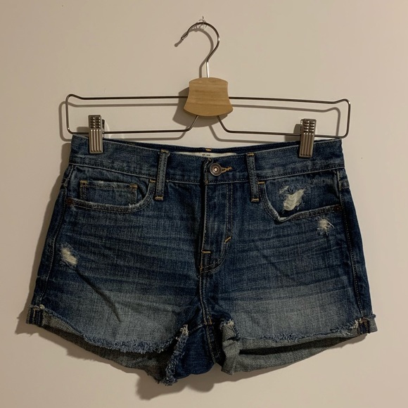 Abercrombie & Fitch Pants - abercrombie distressed denim shorts